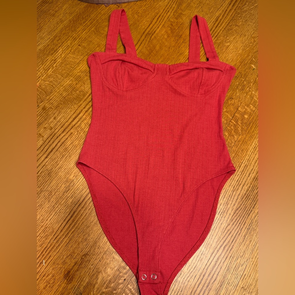 Forever 21 Red Women's Bodysuit